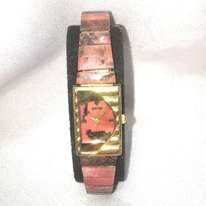 Pink Rhodonite Healing Watch